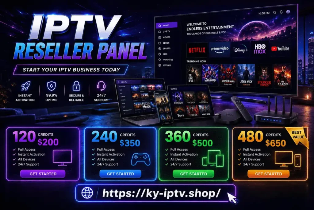 iptv reseller panel
