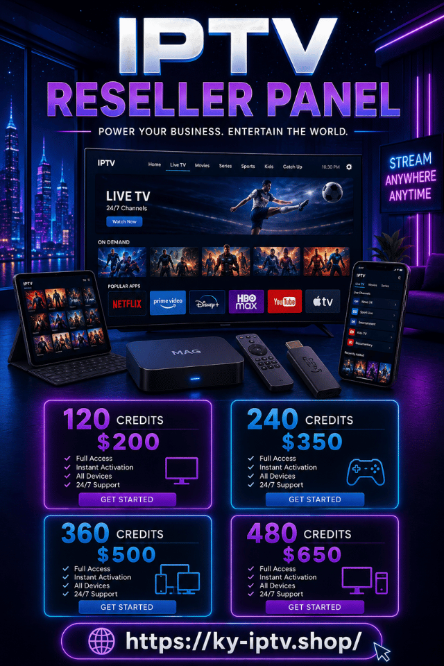 iptv reseller panel